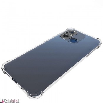 Silikoninis-Anti shock dėklas - permatomas 1.5 mm.(Xiaomi Redmi 12C/11A/Poco C55)